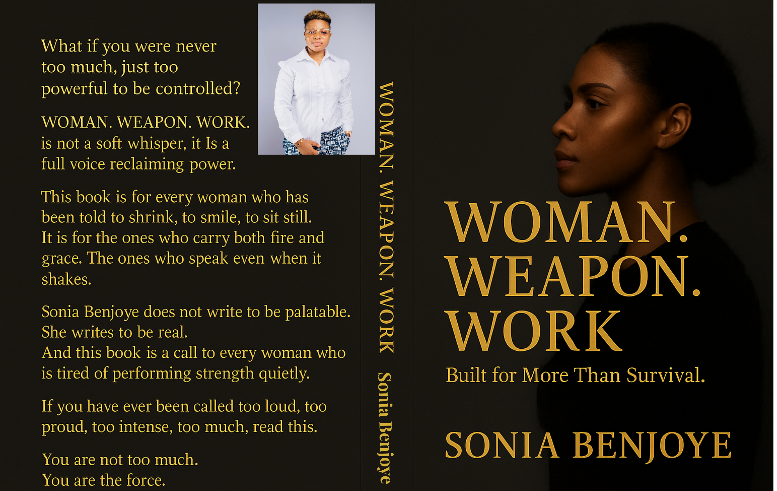 Woman. Weapon. Work. – Cover